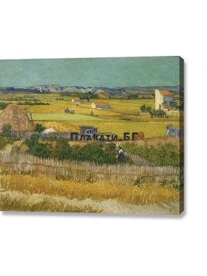 Ван Гог - Жътва 1888 (пано от канава)