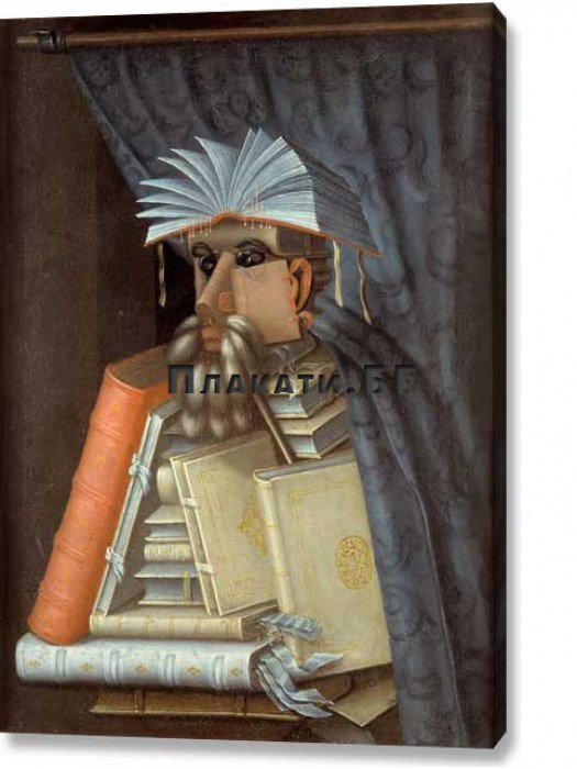 Giuseppe Arcimboldo - The Librarian (canvas print or poster)