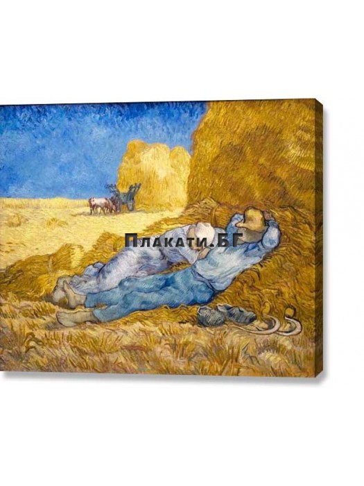 Van Gogh - Noon Rest from Work (canvas print)