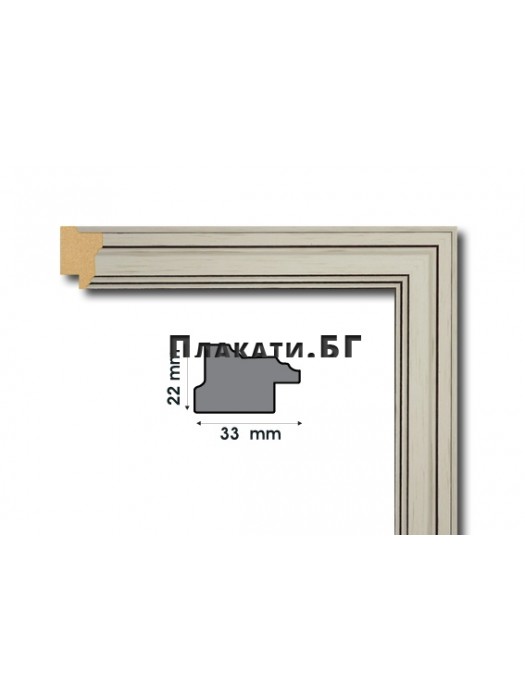 Custom size painting/poster frame - “Silver”