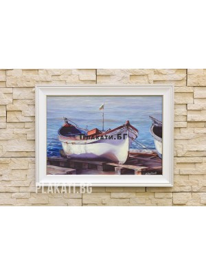 Poptomov - Seascape-001 52x36cm (canvas print)