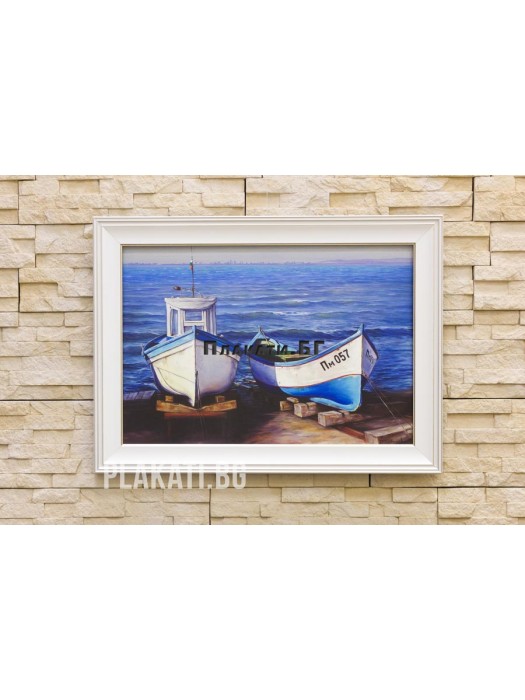 Poptomov - Seascape-002 52x36cm (canvas print reproduction)