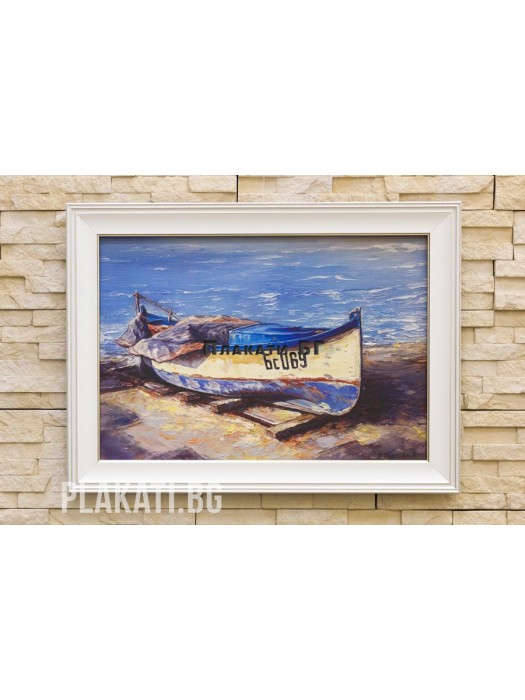 Poptomov - Seascape-005 52x36cm (canvas print reproduction)