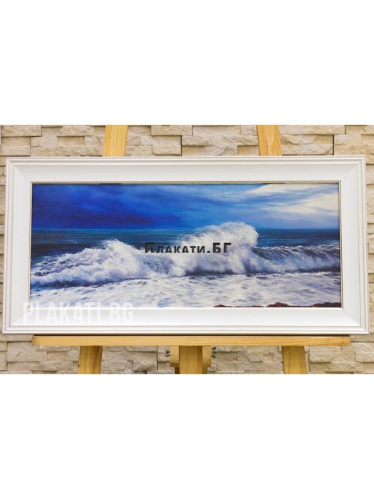 Poptomov - Seascape-6025-004 (canvas print 60x25cm reproduction)