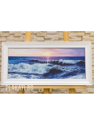 Poptomov - Seascape-6025-007 (canvas print 60x25cm)