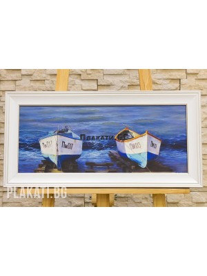Poptomov - Seascape-6025-009 (canvas print 60x25cm)