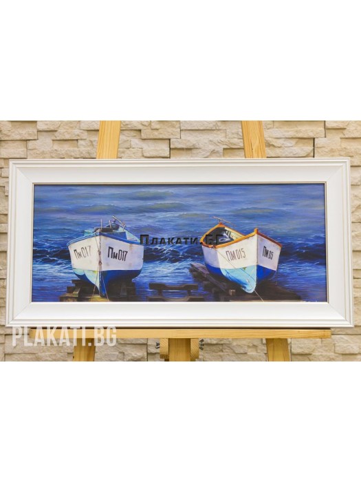 Poptomov - Seascape-6025-009 (canvas print 60x25cm reproduction)