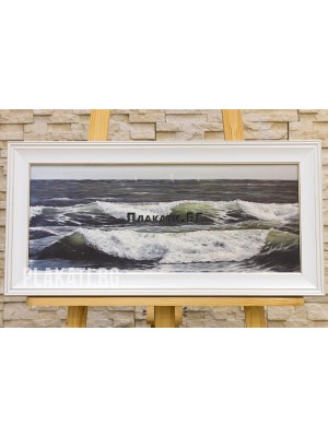 Poptomov - Seascape-6025-015 (canvas print 60x25cm)