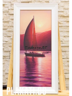Poptomov - Seascape-6025-019 (canvas print 60x25cm)