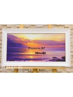 Poptomov - Seascape-6030-001 (canvas print 60x30cm)
