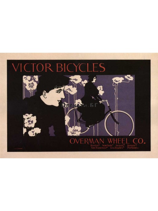 Victor Bicycles - винтидж плакат (постер)