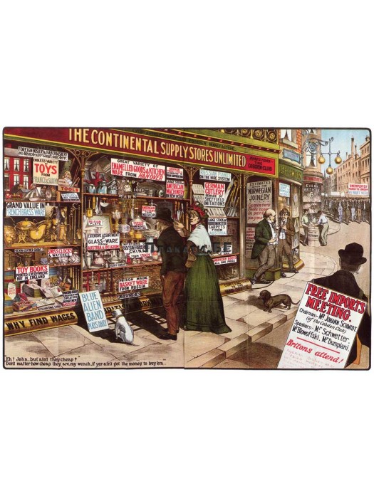 Free Imports 1905 Lithography - vintage poster