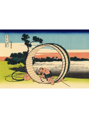 Кацушика Хокусай - Fuji View Field in Owari Province