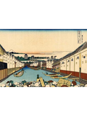 Кацушика Хокусай - Nihonbashi bridge in Edo
