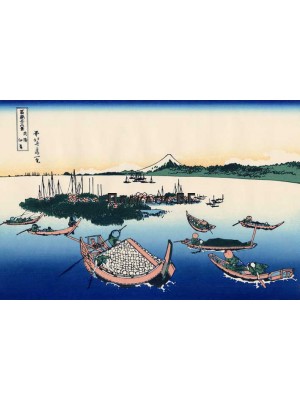 Кацушика Хокусай - Tsukuda Island in Musashi Province