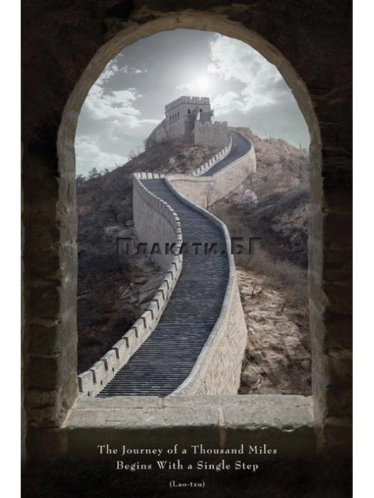 Lao Dzu - The Journey... - motivational poster