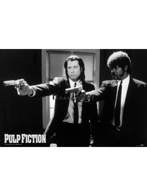 Pulp Fiction (Vincent & Jules) BW