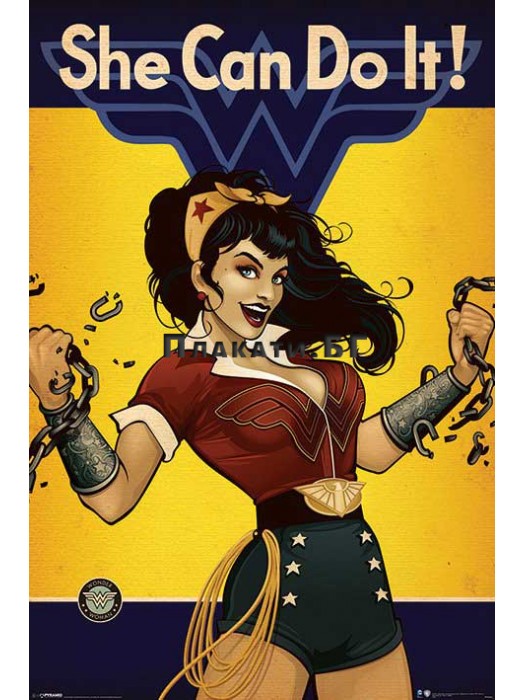 Wonder Woman (She Can Do It) - poster 61x91,5 cm