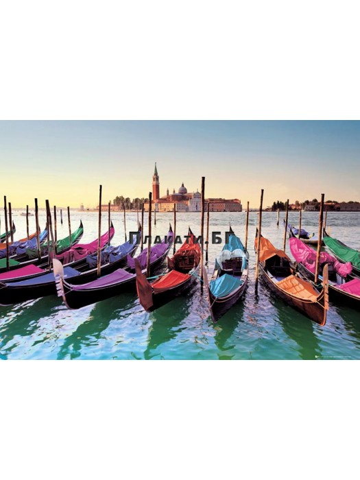 Venice - Gondolas Poster
