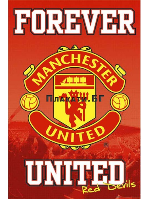 Manchester United Crest poster