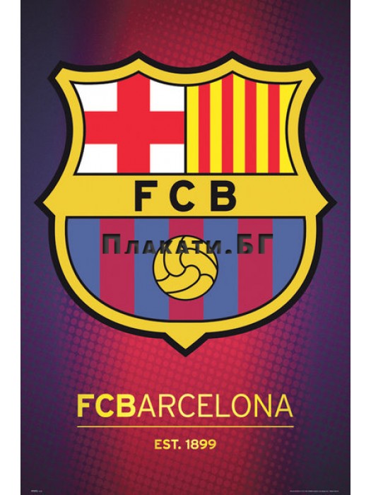 Barcelona FC crest Poster