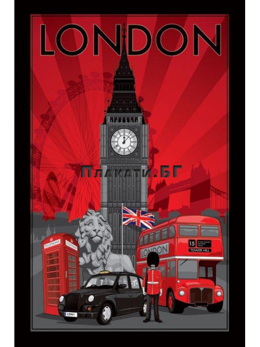 London (Decoscape) - poster