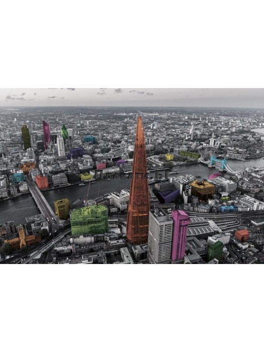 London - (Colour Splash) Poster