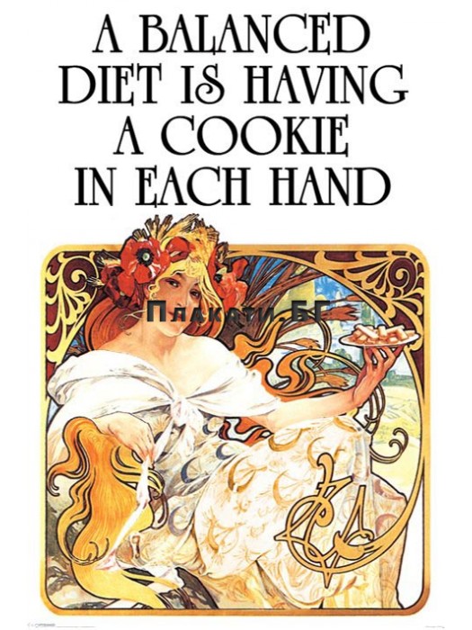A Balanced Diet poster