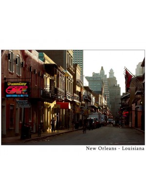 NEW ORLEANS - BOURBON STREET - 40x50cm
