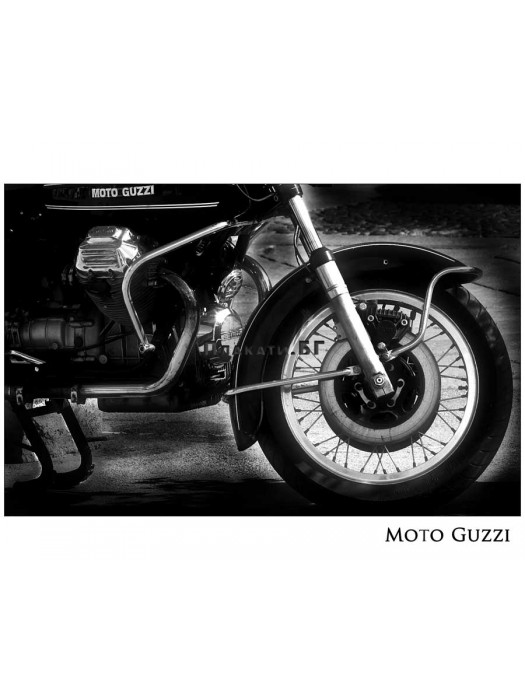 Moto Guzzi (Италианския орел) - фото плакат (постер)  40x50cm