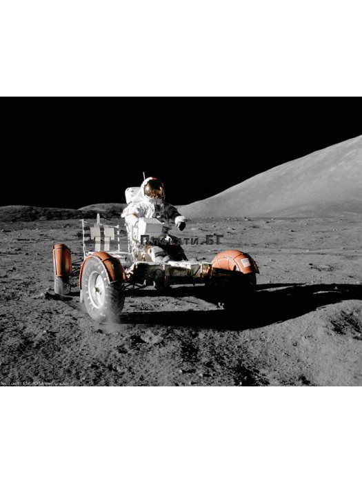 Space (Astronaut on the Moon) - photo poster 40x50cm