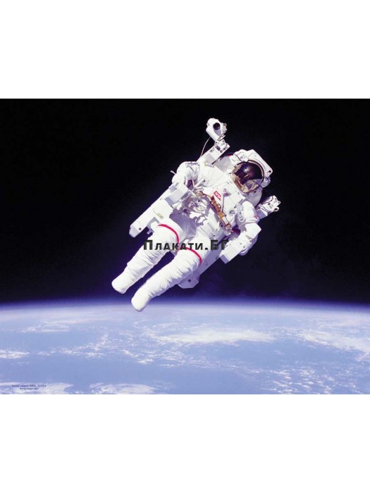 Space (Astronaut in Space) - photo poster 40x50cm