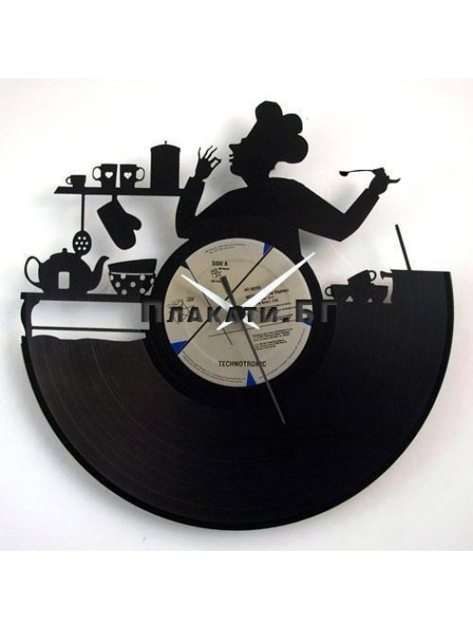 Vinyl Clock - Chef