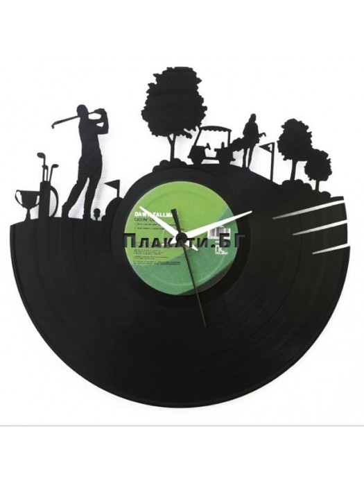 Vinyl Clock - Golf