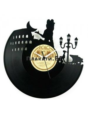 Vinyl Clock - Rome