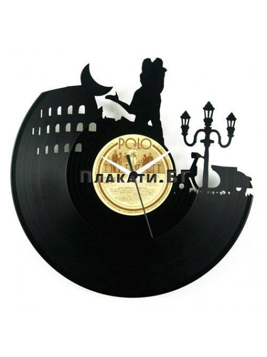 Vinyl Clock - Rome